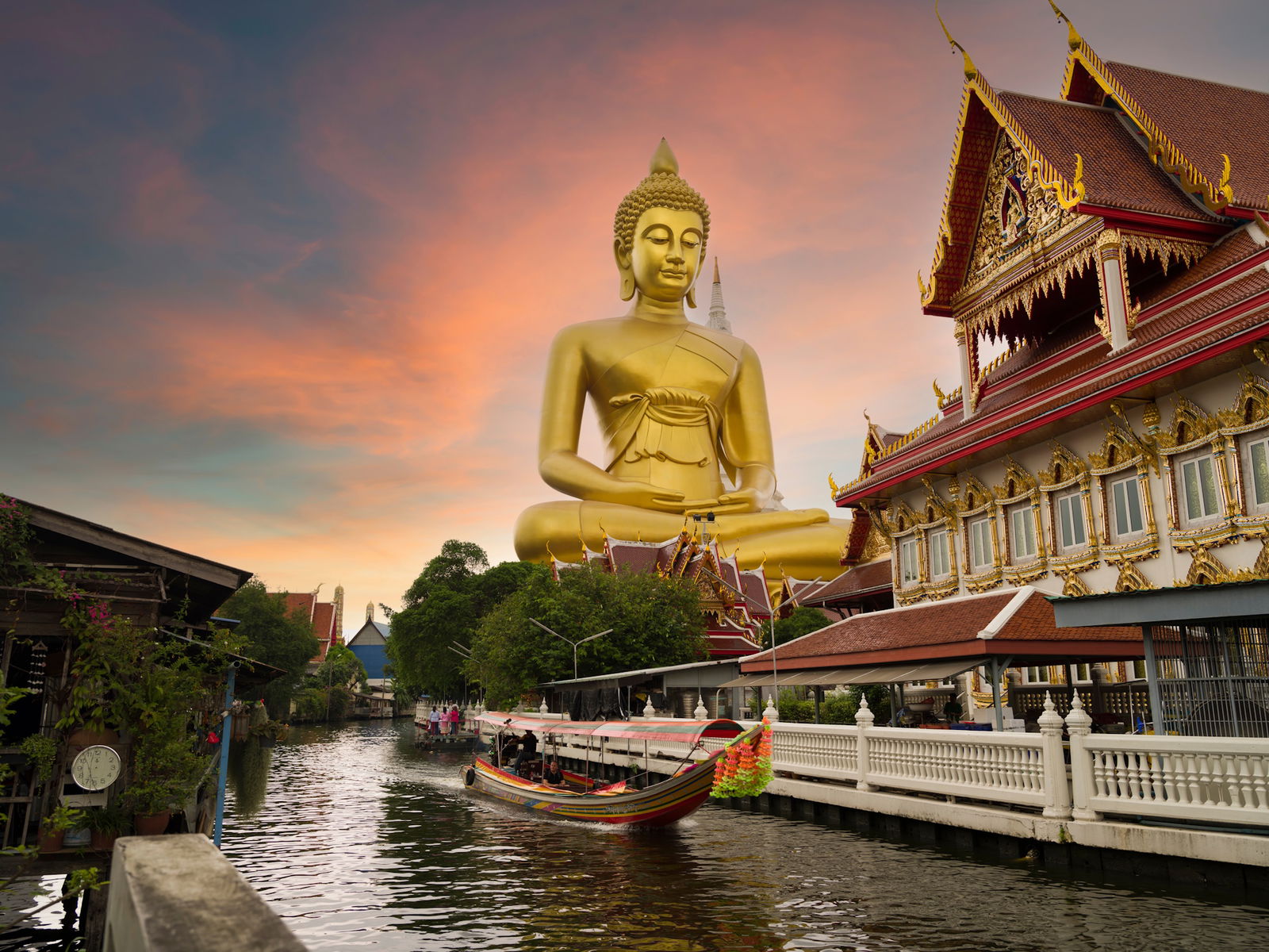 Bangkok – Templul de Aur, Buddha Culcat si optional Palatul Regal