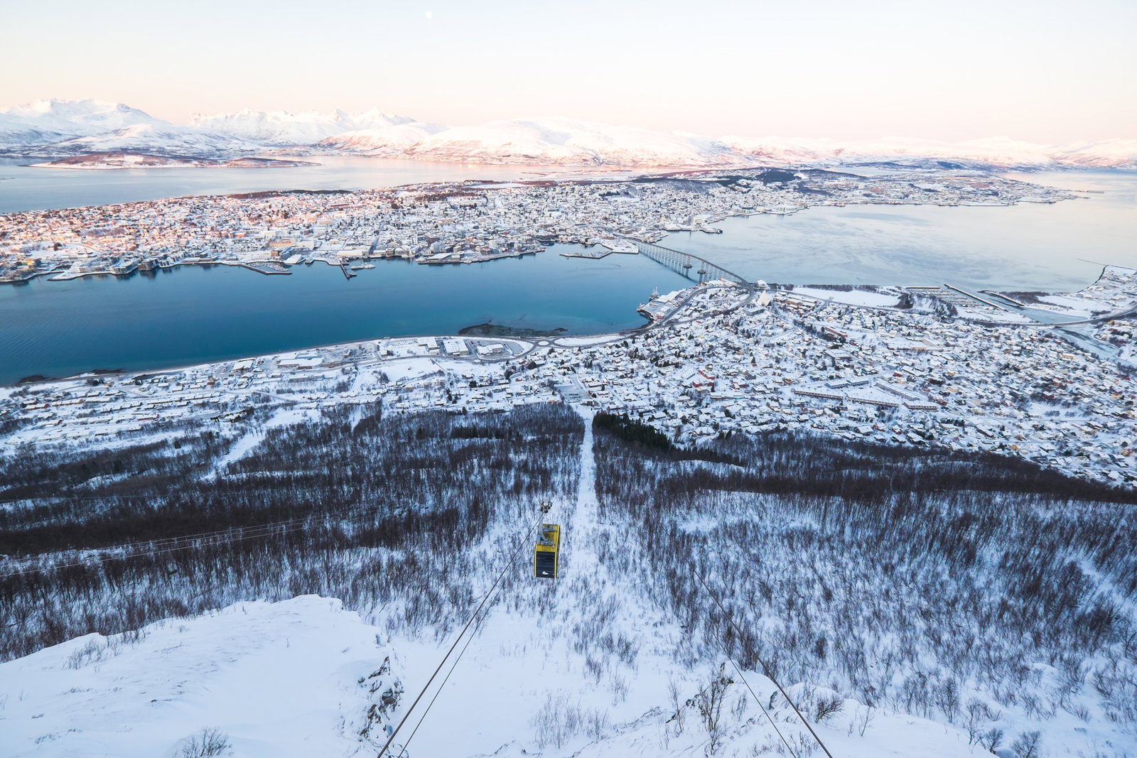 Fjellheisen: Tromso vazut de la 421 de metri