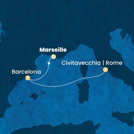 Harta croaziera Croazieră în Mini Cruises