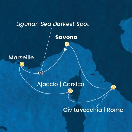 Harta croaziera Croazieră în Mini Cruises