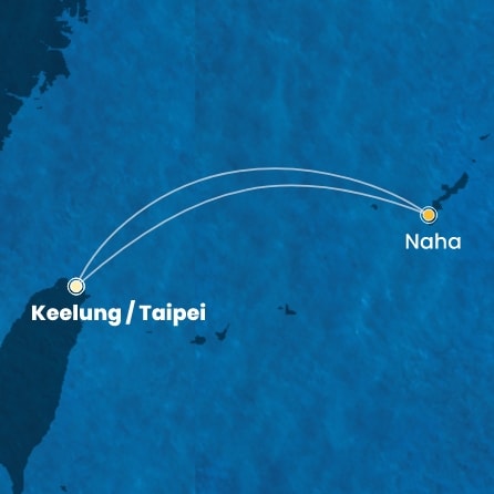 Harta croaziera Croazieră în Asia