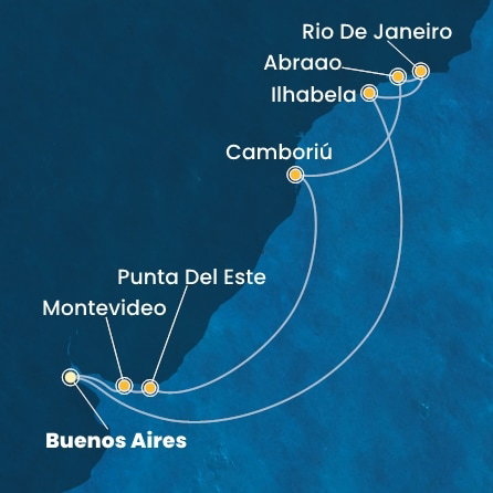 Harta croaziera Croazieră în America