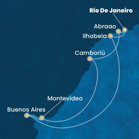 Harta croaziera Croazieră în America