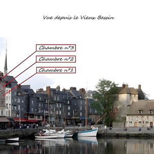 Hotel Chambres Houdaille cazare Honfleur