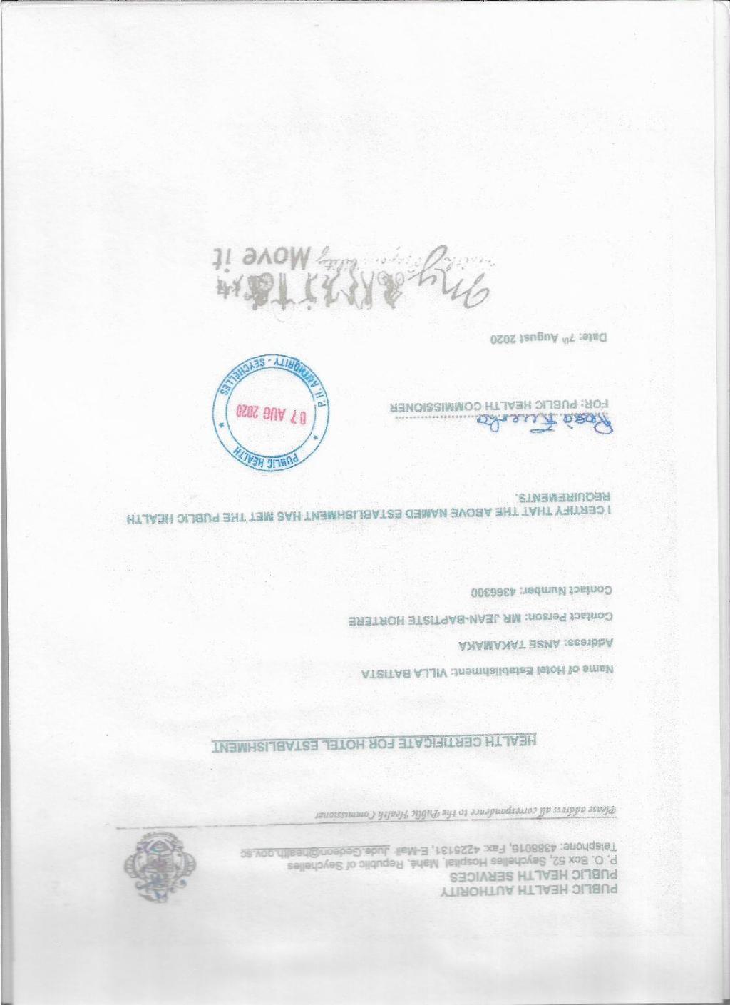 Hotel Chez Batista Villas