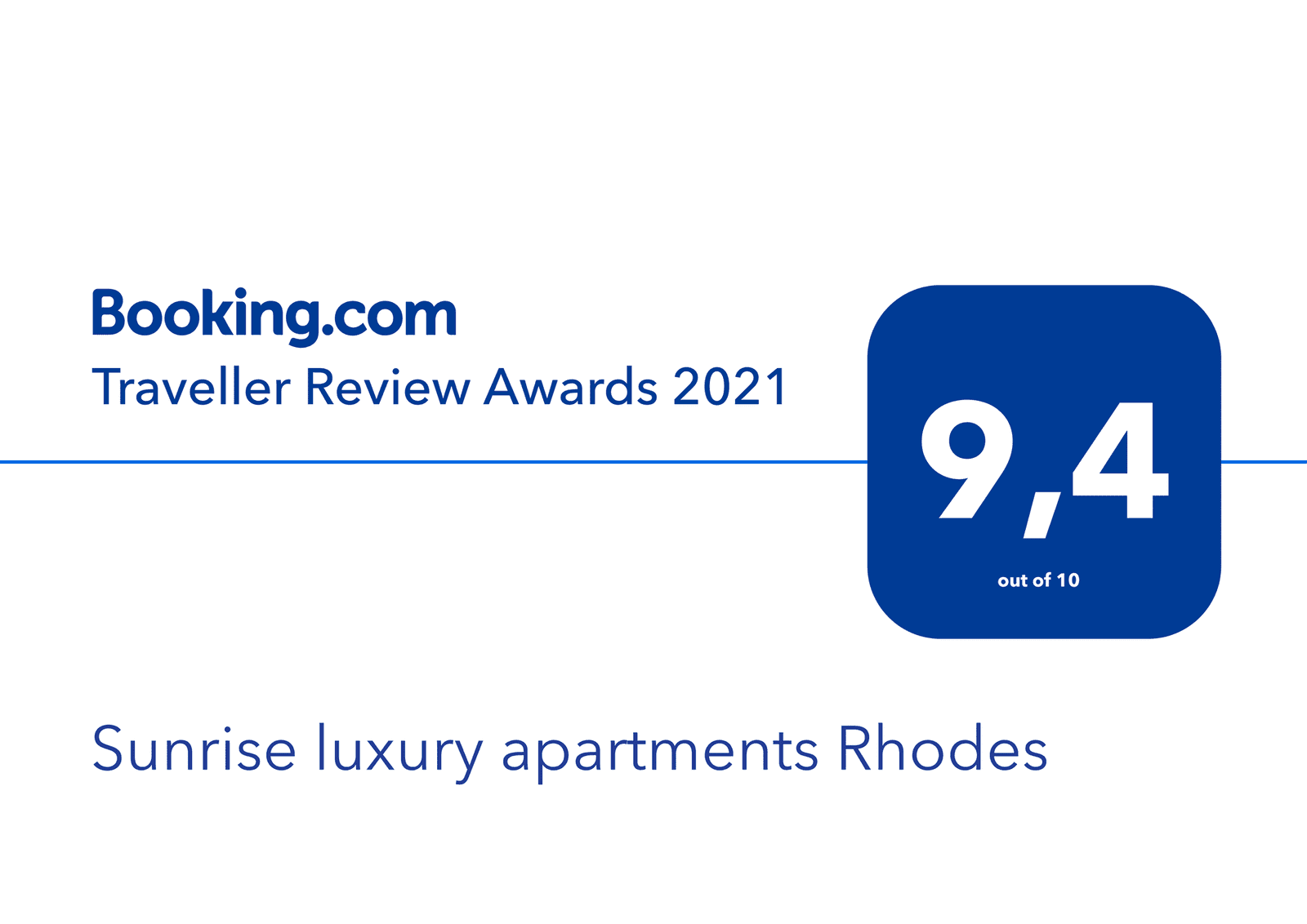 dal travel Sunrise Luxury Apartments Rhodes