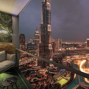 Hotel Ultra Lux Burj & Fountain View 2Br High Flr cazare Zayed City