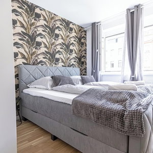 Hotel 1Br 1Lr 9 Min Center King Bed Metro cazare Favoriten