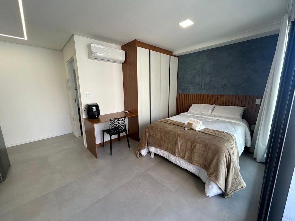 Hotel Estúdio Com Piscina E Academia No Rooftop