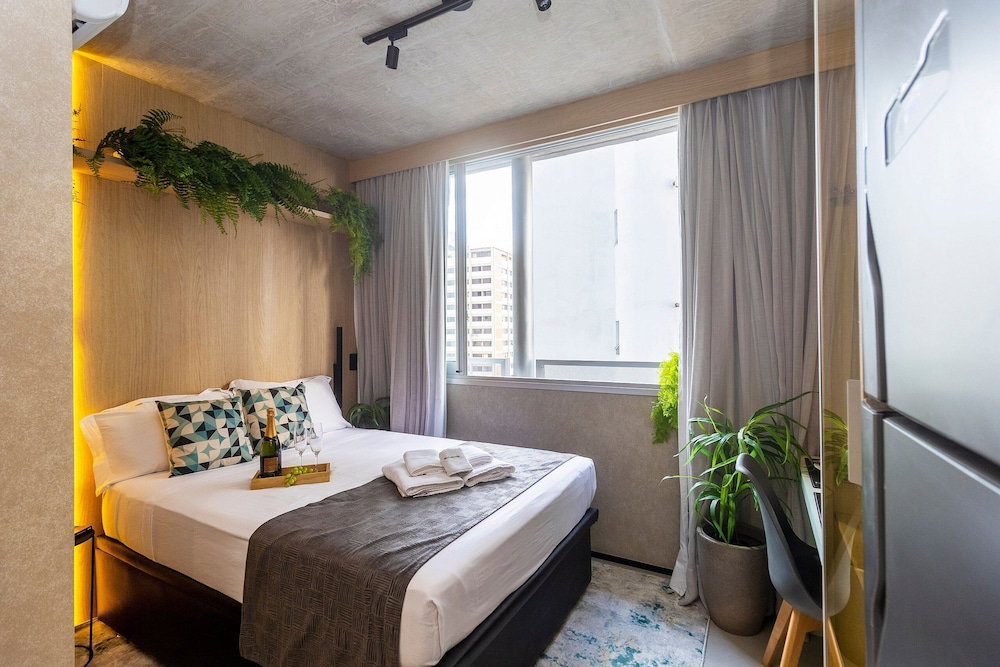 Hotel Apartamento Moderno Com Piscina E Ac