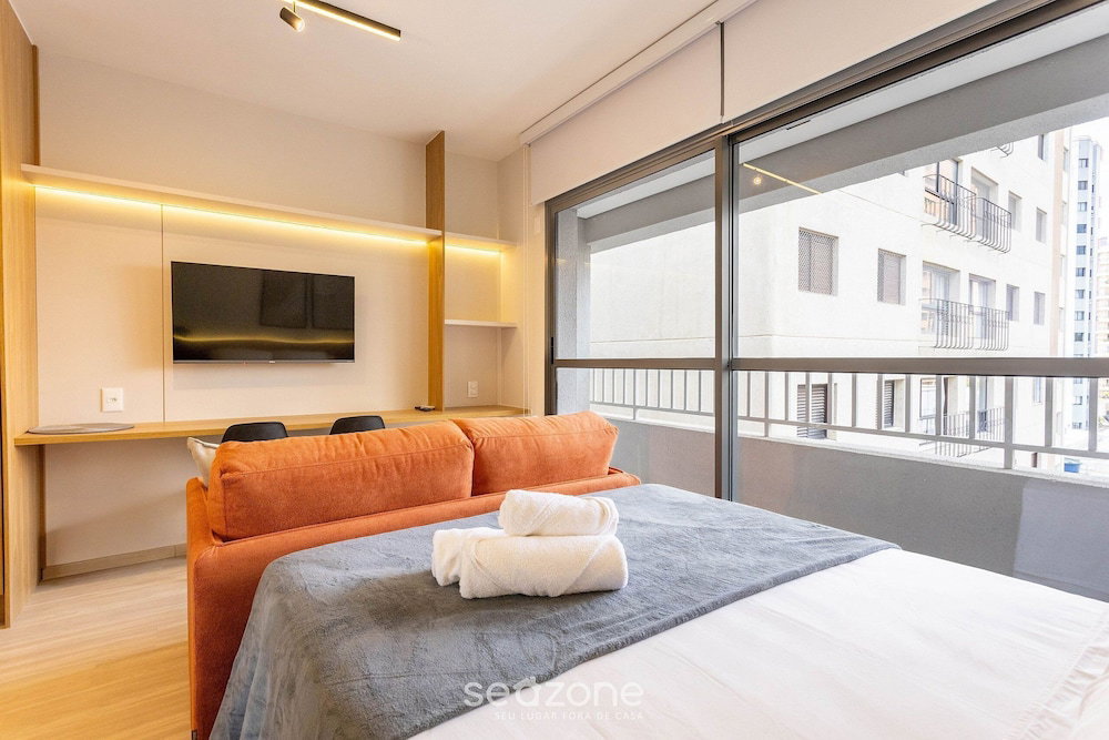 Hotel Studios In Building With Gym In Brooklin - Sp Emnrs