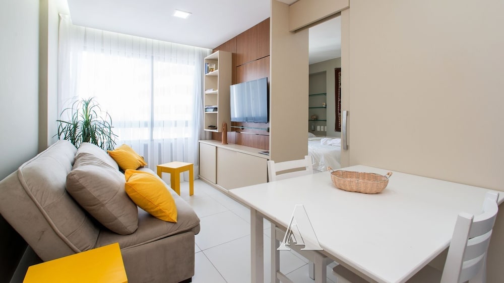 Hotel Excelente Flat Em Setúbal, Boa Viagem 1Q 3 Pessoas. Conforto E Ótima Localização Pm805