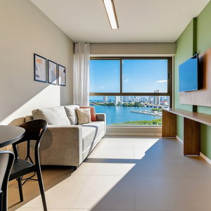 Hotel Parque Do Cais #1109 With Sea View By Carpediem cazare Sao Jose