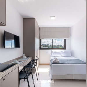 Hotel Studio Moderno Em Cond. C/ Piscina Hfo0208 cazare Arroio Grande