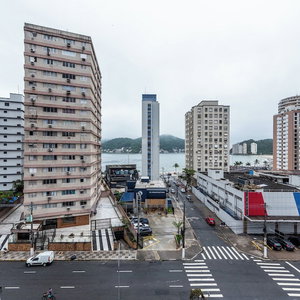 Hotel Loft Acolhedor Com Estacionamento A 150M Da Praia cazare Sao Vicente