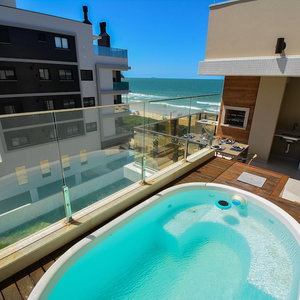 Hotel Duplex Vista Mar Com Piscina Privativa cazare Tijucas