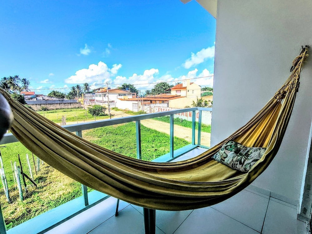 Hotel Flats Mar'bella Com Varanda Para Relaxar E Praia Para Curtir, Garagem Privado E Arcond