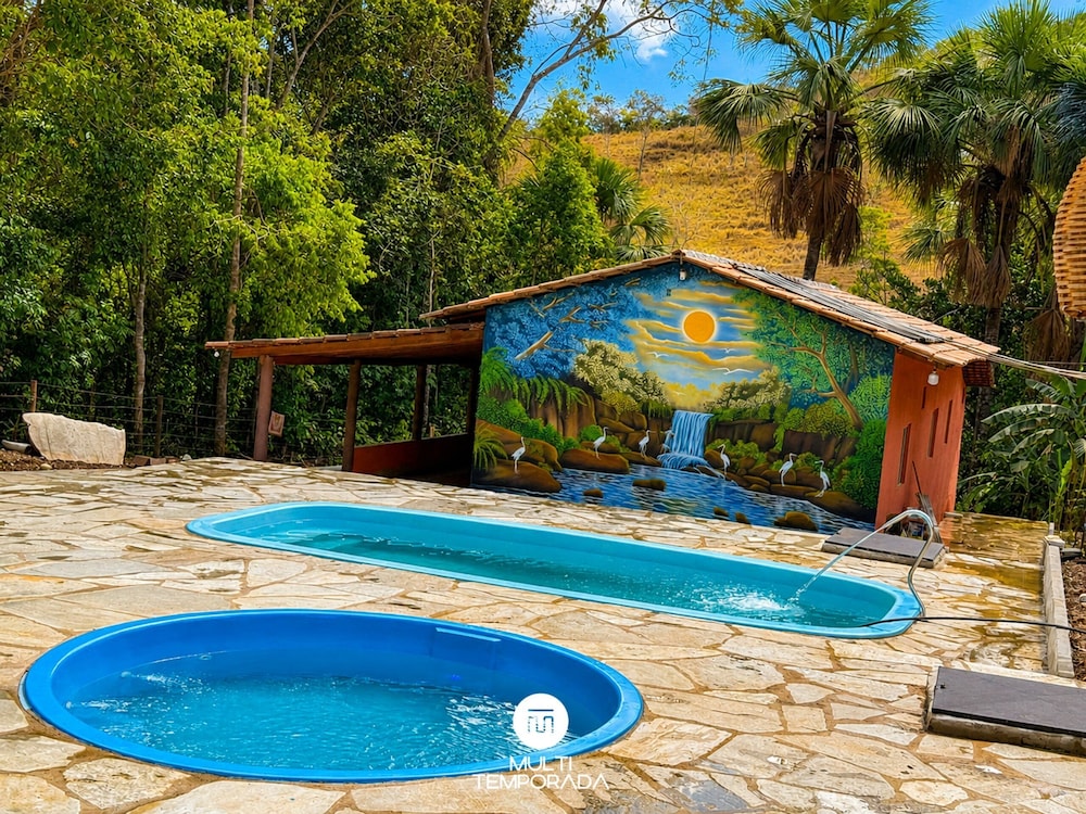 Hotel Recanto Santa Bárbara Com Piscina Aquecida - Pirenópolis