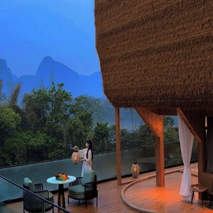 Hotel The First Glimpse Karst Villas - Impression Liusan Jie Branch - Neo-Chinese Courtyard Design cazare Yangshuo