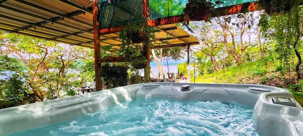 Hotel Teak House In A Forest Above The Beach