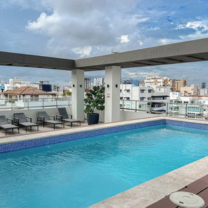 Hotel Goistay Elegant Refugio Caribeño 1Br Gym Pool Naco Apt 9F cazare La Julia