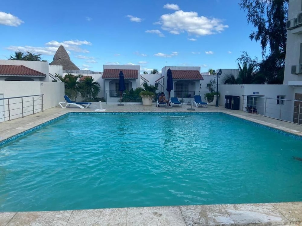 Hotel Modern Beach Apartment Pool Balcony 4Min Walk To Boca Chica Beach