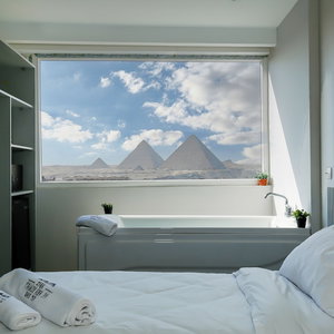 Hotel Dar Pyramids View Inn Rooftop cazare Kirdasah