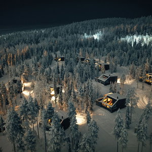 Hotel Suomu Aurora Glass Resort cazare Kemijaervi