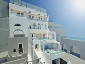 Hotel Nefeles Luxury Suites cazare Fira