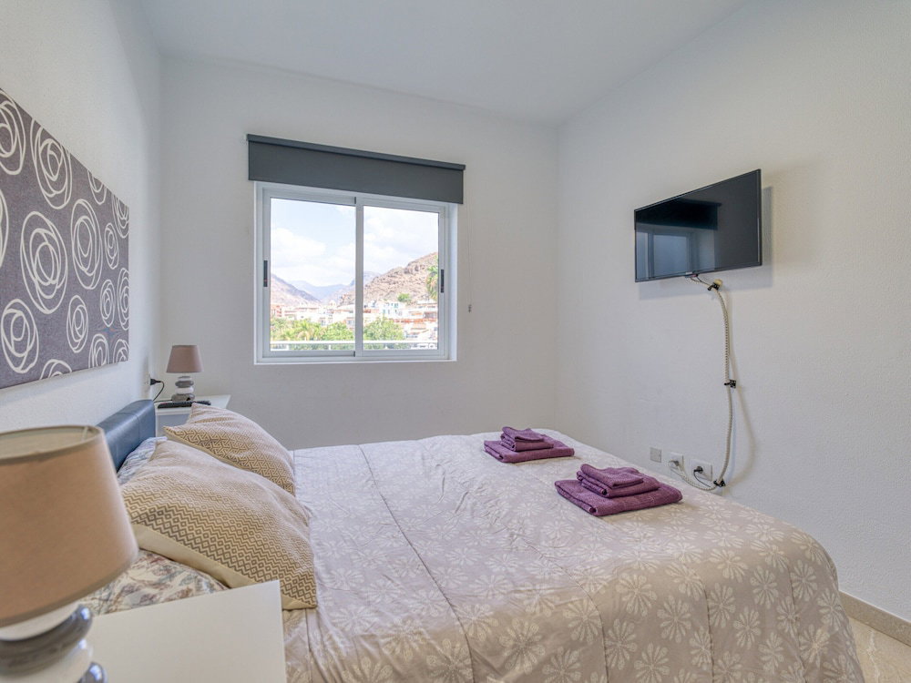 Apartment In Mogan With Fenced Garden
