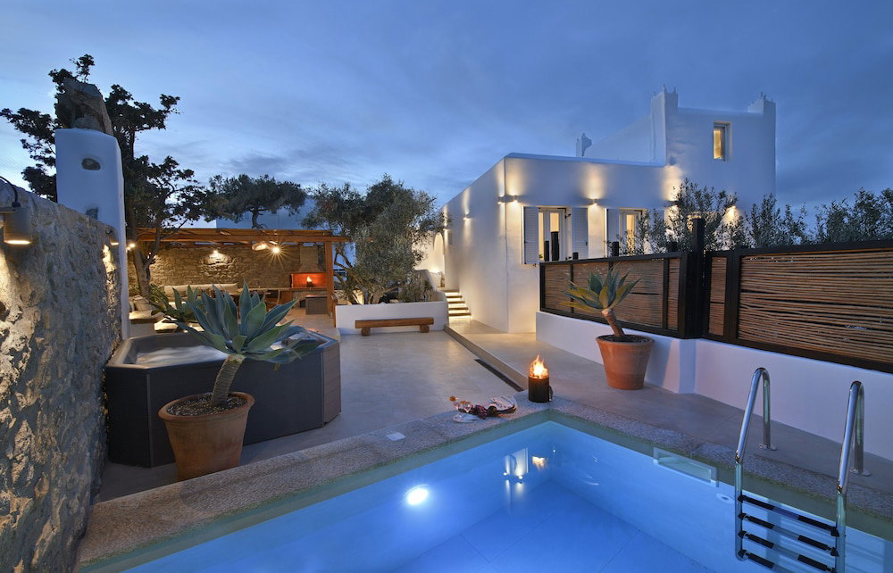 Villa Mykonos Heaven Sea View Outdoor Hot Tub