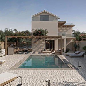 Hotel Cameo 1 Luxury Villa With Pool cazare Agios Sostis