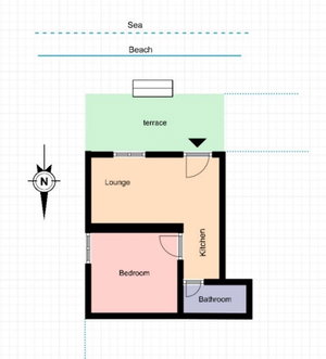 Hotel Dina Beach Front Apartment cazare Nisaki