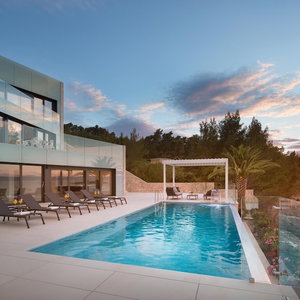 Hotel Luxury Villa Palma De Korkyra With Pool cazare Blato