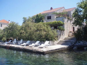Hotel Room-Stone House Gregov - Bedroom 1 cazare Lumbarda