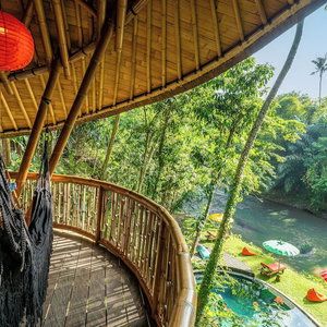 Hotel Bamboo Turtle Ecolodge cazare Banjar Sedang