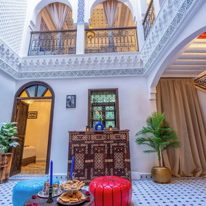 Hotel Riad La Perle Bleue Marrakech cazare Demnate