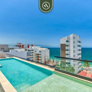 Hotel Brand New Studio - 2 Min To Beach - Rooftop Pool cazare Bucerias