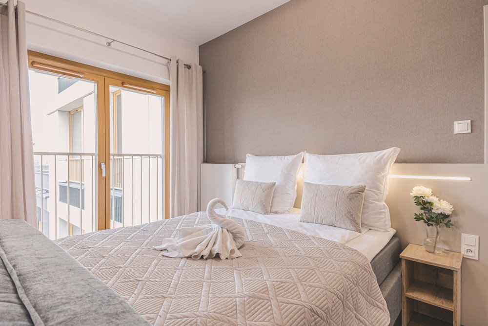 Hotel Nowoczesne Studio Tranquilo Centrum Balkon
