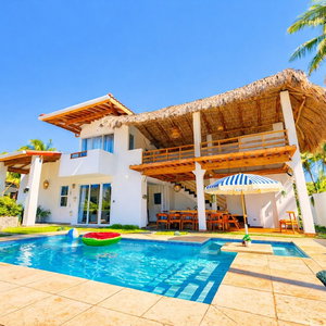 Hotel Oceanfront Villa In Amatecampo Beach cazare El Rosario