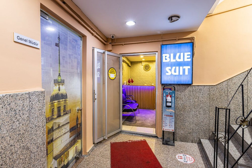 Hotel Blue Suit