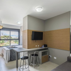 Hotel Studio In Curitiba In Condo With Gym Pla0307 cazare Santa Maria da Boa Vista
