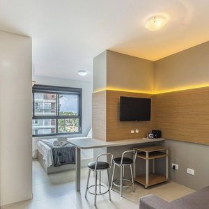 Hotel Fully Equipped Studio In Curitiba Pla0405 cazare Santa Maria da Boa Vista