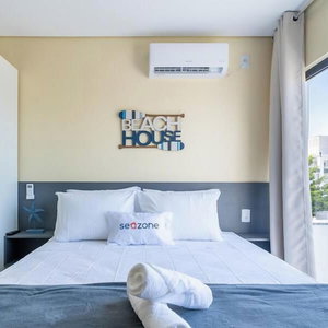 Hotel Studio W/ Balcony 10 M From The Beach Aar0303 cazare Ribeirao da Ilha
