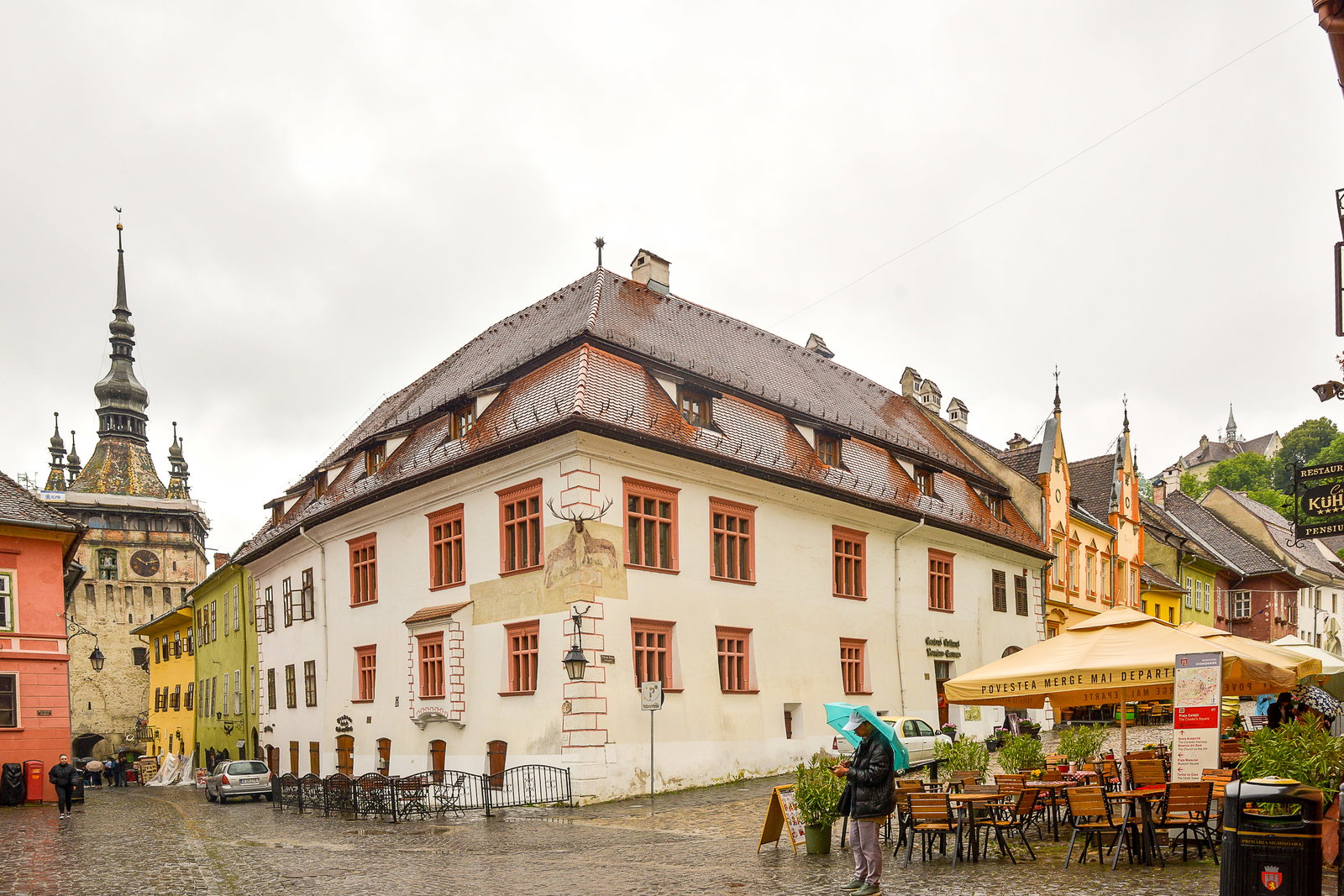 An Der Holztreppe