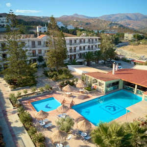 Hotel Spiros-Soula Family Hotel & Apartments cazare Agia Pelagia