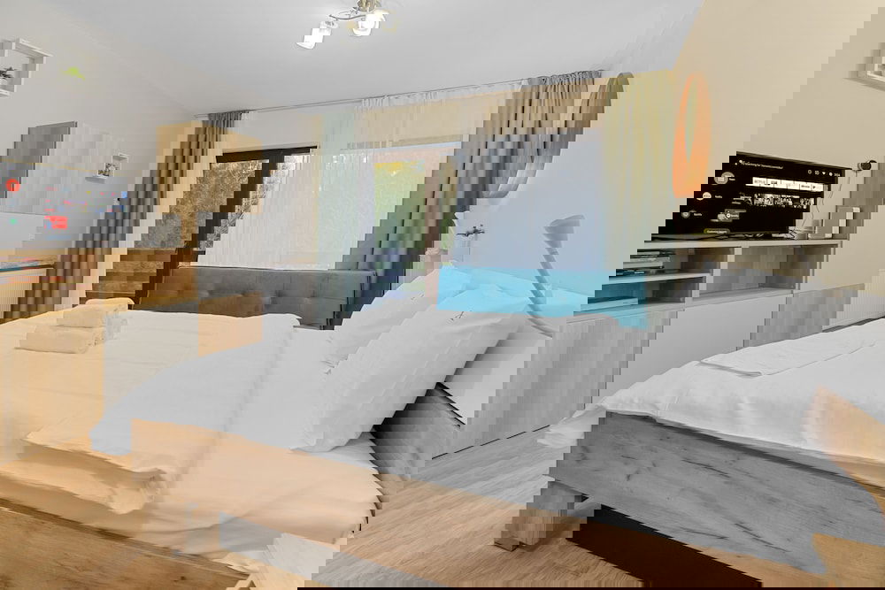 Cozy Studio With Panoramic Mountain View