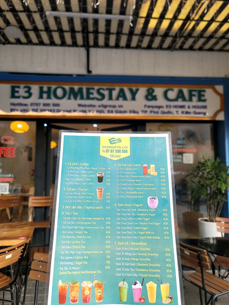 Hotel E3 Homestay & Cafe Phu Quoc