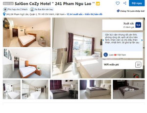 Hotel Saigon Cozy Hotel cazare Ho Chi Minh City