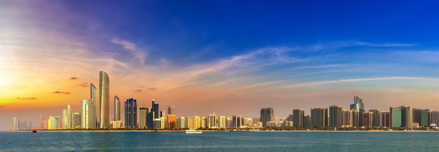 O imagine reprezentand Abu Dhabi